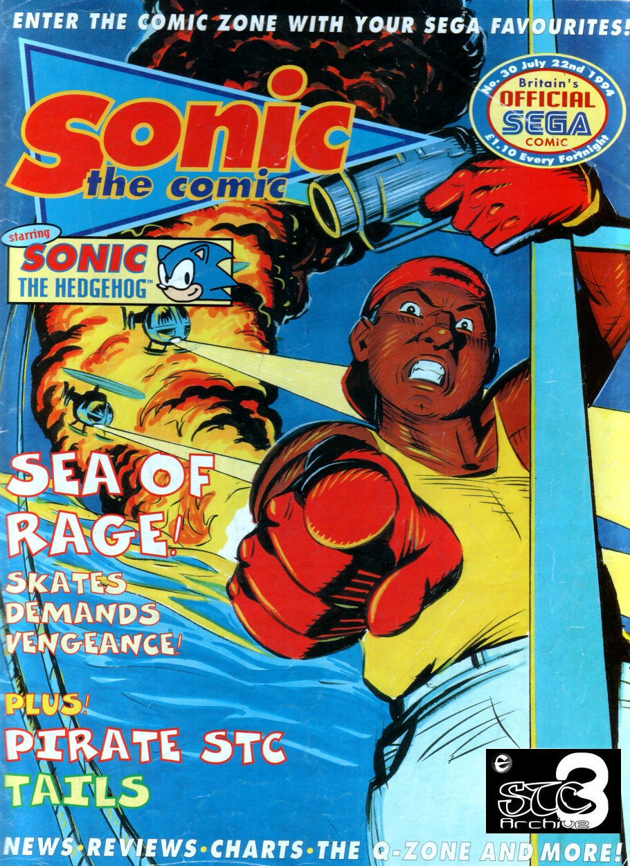 Sonic - The Comic Issue No. 030 Cover Page